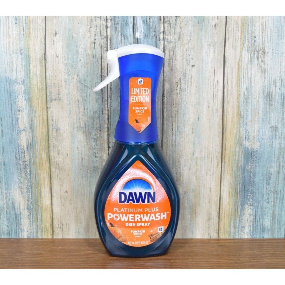 Dawn Powerwash Dish Spray PUMPKIN SPICE 16oz Limited Edition New Sealed Full
